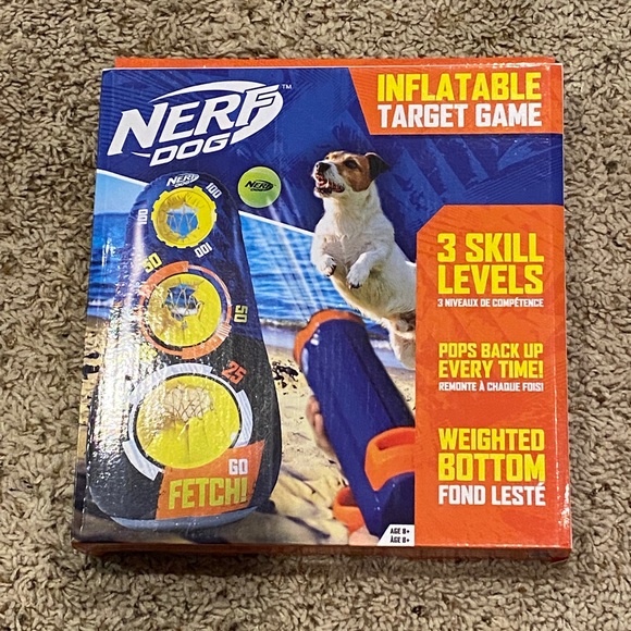 Hasbro Nerf Dog Inflatable Target Game New in Box - Picture 2 of 4